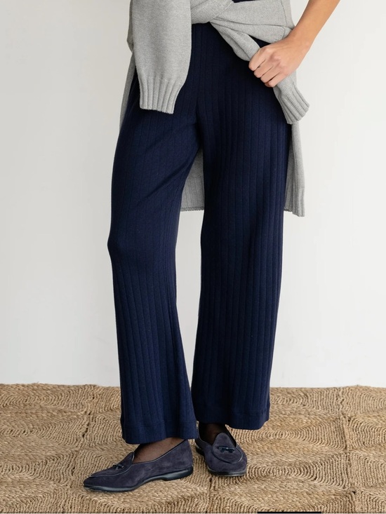 DONNI. Pants - Donni pointelle simple crop pant